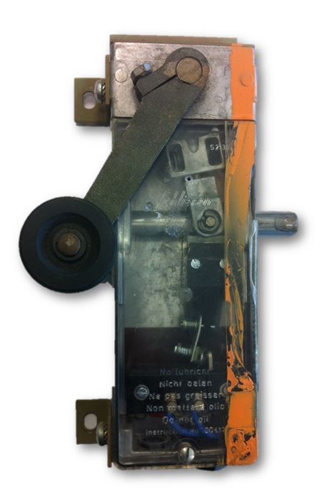 Ersättningslås för Schlieren, vänster, LO-922-AU + Adapterplåt