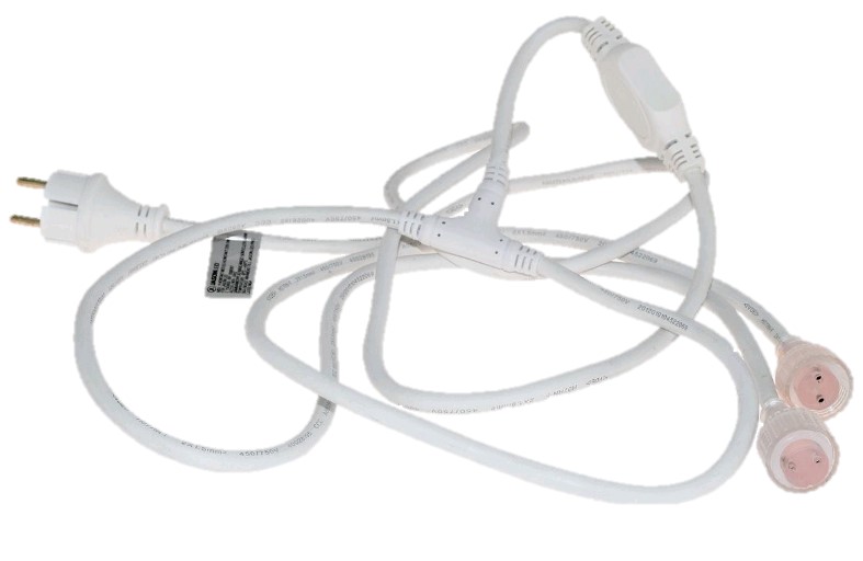 Y-kabel med EU-plugg, LED på rulle, JASON