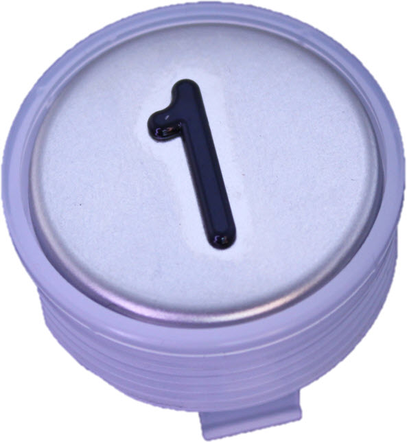 Knapptrycke BF/BL, DMG, rostfri, ''-1''