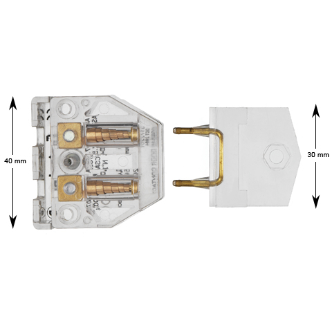 Dörrkontakt med överkopplare, Fermator, 40mm, sidomonterad , BUS-dörr
