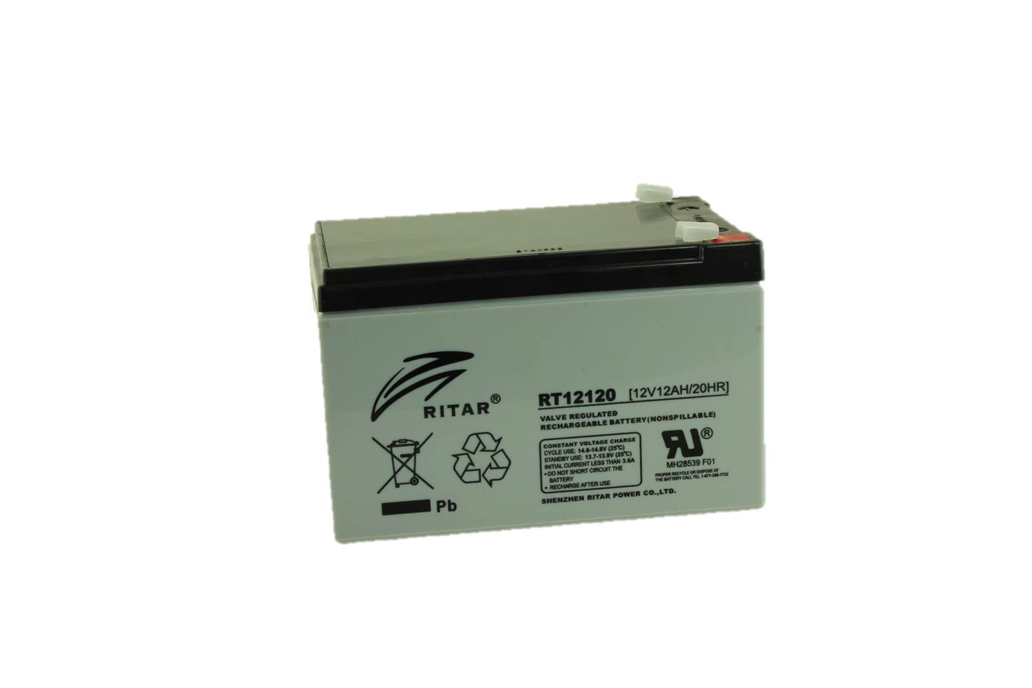 Batteri, AGM, högström, 12V/12Ah