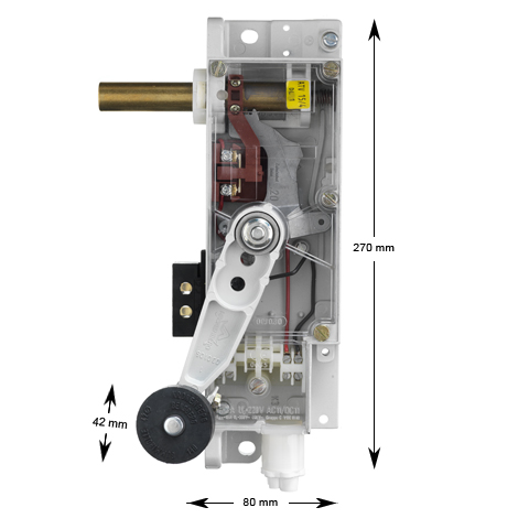 Lås Kronenberg DL1L X20(ANS3/U).20.9/01, vänster