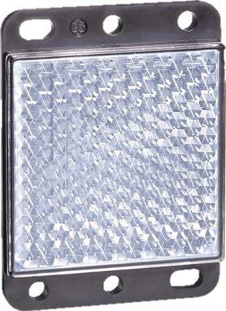 Reflex för fotocell med polariserad stråle, 50x50mm