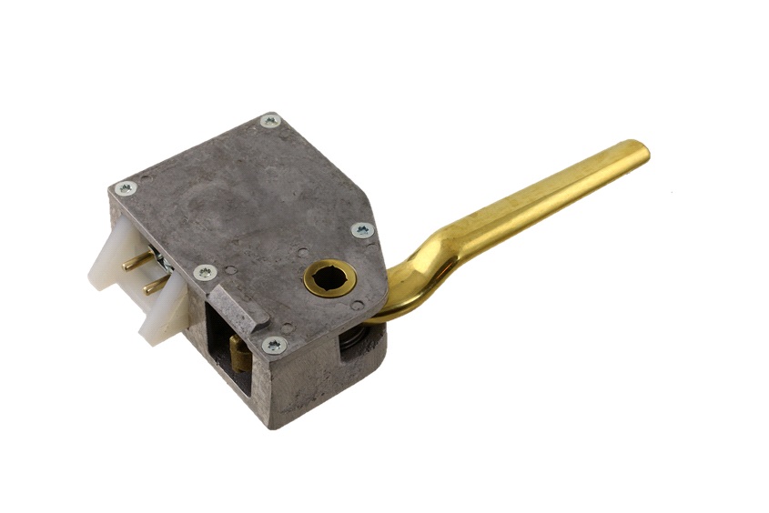 Dörrdel L-22-V, med handtag, mässing