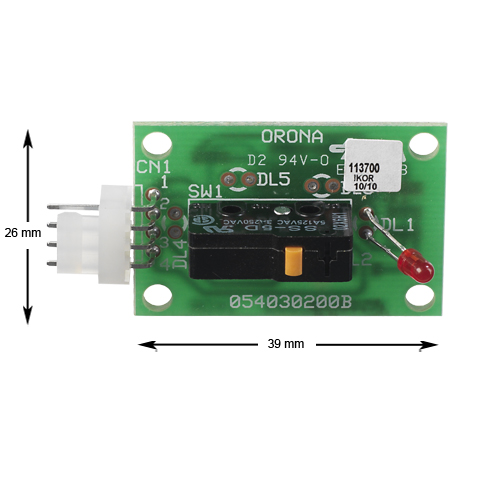 Knappelement, Orona 6, anrop, LED 24V