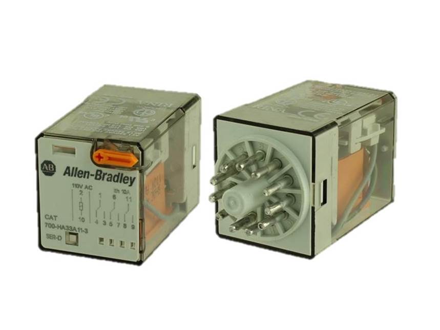 Relä, 3-vxl, 115VAC, 11-pin