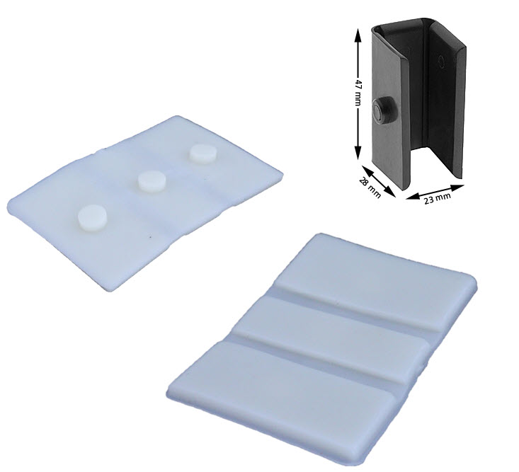 Styrskofoder, Thyssen, 48x28x23, 16mm gejd, vikbart