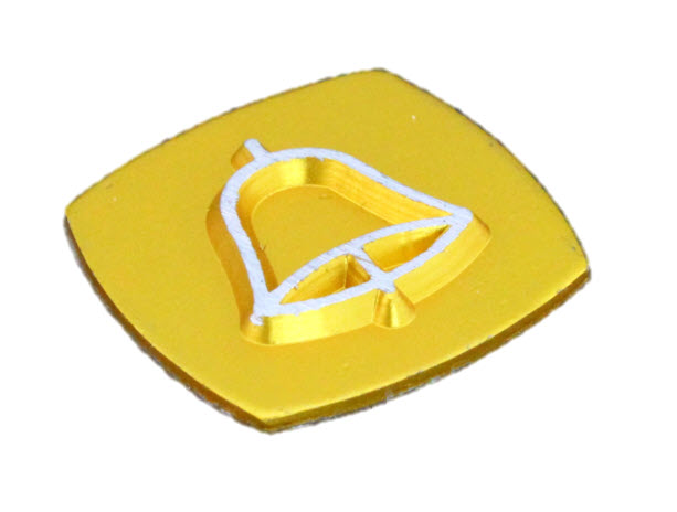 Tryckbricka, KONE-M relief, klocka