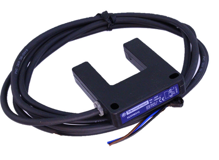 Fotocellsgaffel, Schneider/Telemecanique PNP, 12..24VDC, kabel 2m