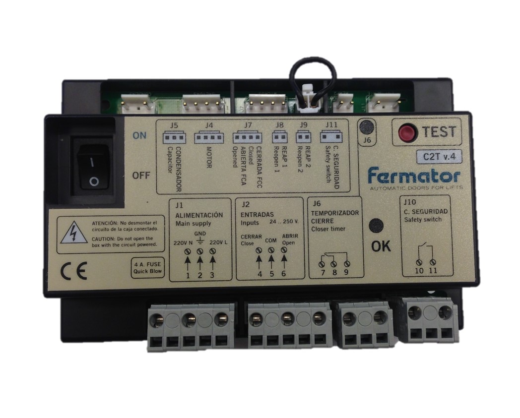 Kretskort, Fermator C2T v4, 230V, BUS/Vikdörr styrning