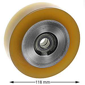 Styrrulle, 118/17x32mm, med 2 lager