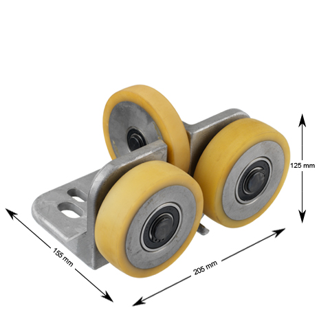 Rullställ, FK2, 5-20mm gejd, 2x100x30+1x100x20 rullar, VU93°