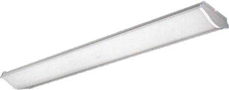 Lysrörsarmatur, 2X18W, klar