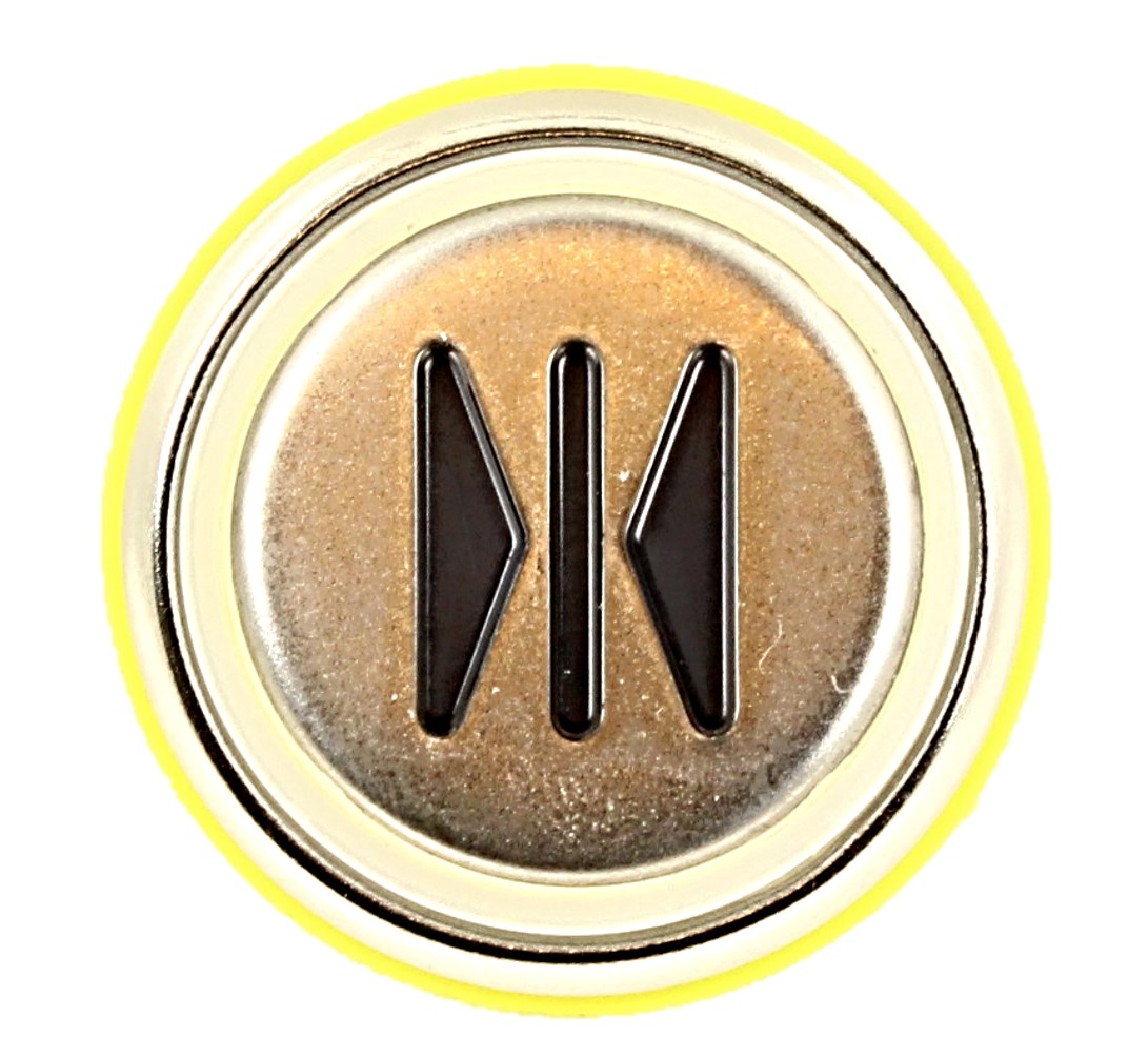 Knapptrycke, DMG BLS ny, rostfri, Dörr stäng