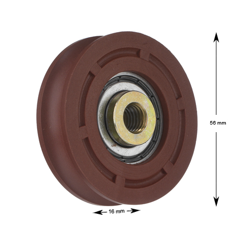Bärrulle, Victory, ø56/49/M8x16mm