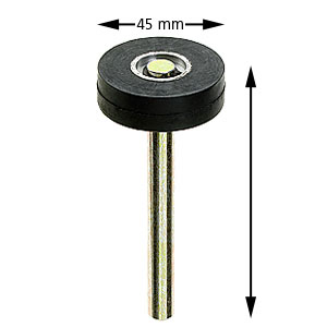 Låsrulle med axel, 10x100mm, 45mm rulle