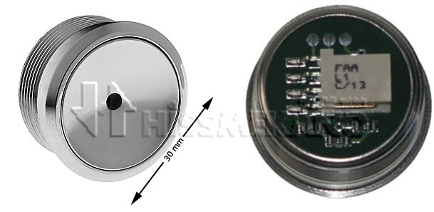 Knapp, vandalsäker, Otis 2000, MCS220/310, röd LED, blank