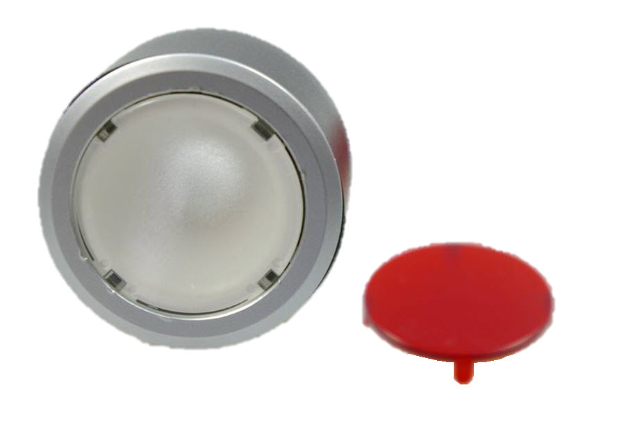 Knapptrycke, Bunse CTL, röd, utan kontaktdel