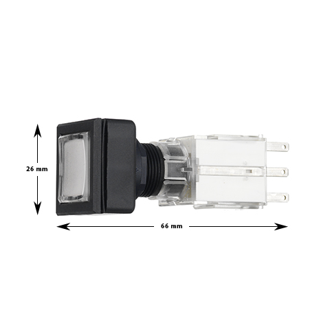 Tryckknapp, Bunse/BKG ATL, transparent