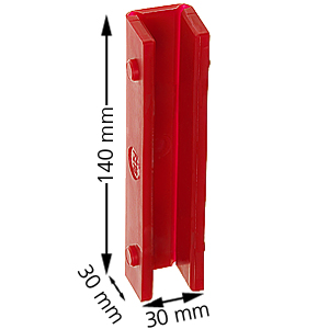 Styrskofoder, Acla, tysk std, 140x29.5x30, 16mm, vikbart