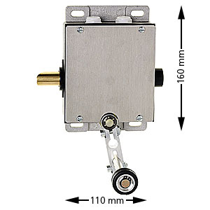 Karmlås, LO-30-H, striltätt, med trekantsöppning