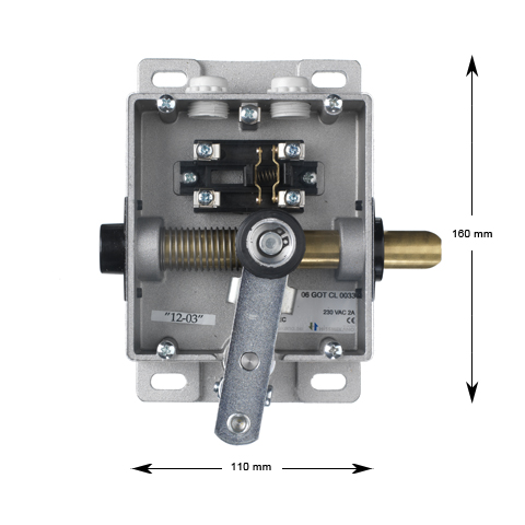 Karmlås, LO-30-AU-SL-V, med trekantsöppning