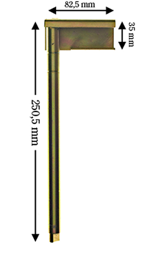 Axel för drivarm, Fermator Vikdörr, standard, vänster