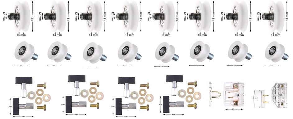 Servicepack medium, Fermator 40/10, schaktdörr, C4