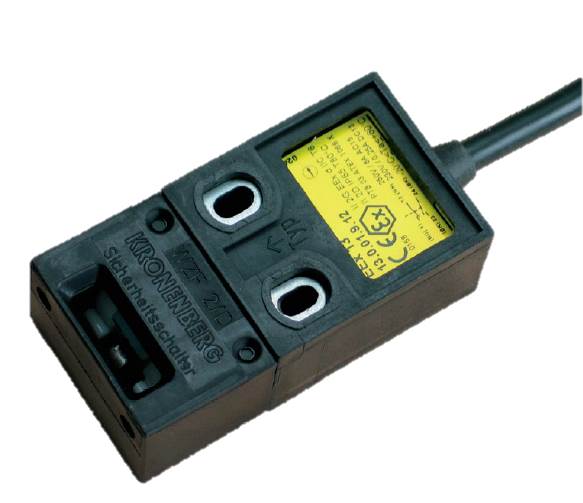 Säkerhetskontakt, Kronenberg WZF2-D-EX, lock-sida aktivering, 2m kabel