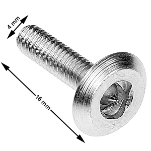 Skruv, Shield, M4x16, blankförzinkad