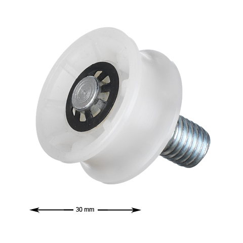 Underrulle, Fermator, ø30/26/14mmxM10/14mm, excentr.