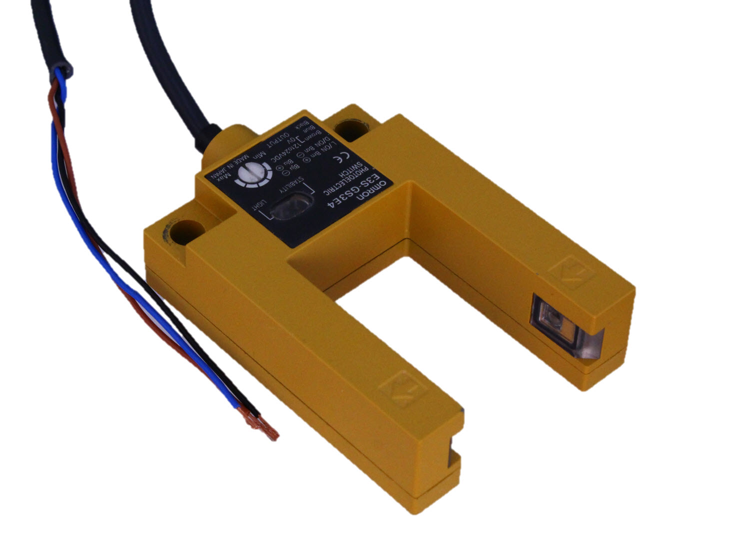 Fotocellsgaffel, Omron E3S-GS3E4, NPN, max 24VDC