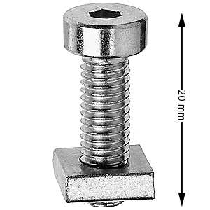 Skruv+mutter, Viksam