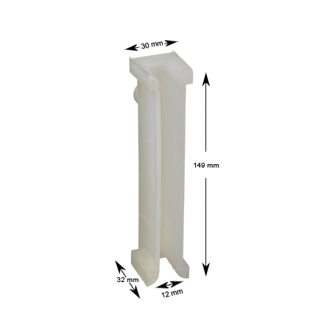 Styrskofoder, ITL, 150x20x32, 12mm, mjuk