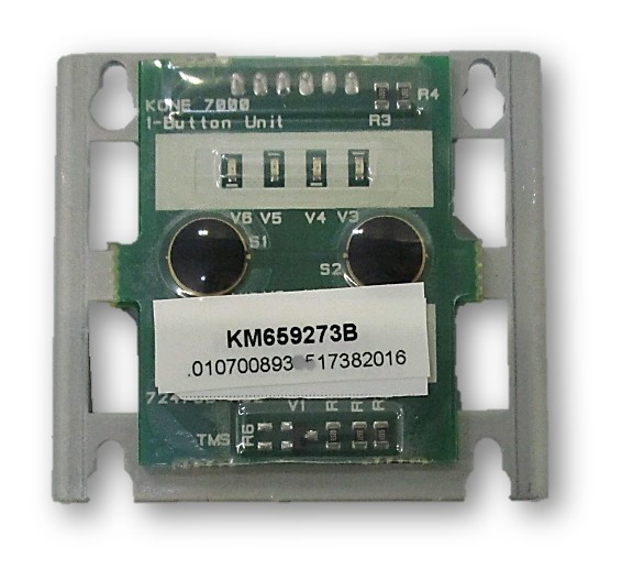 Kretskort, KONE Delta, knapp anrop med ram