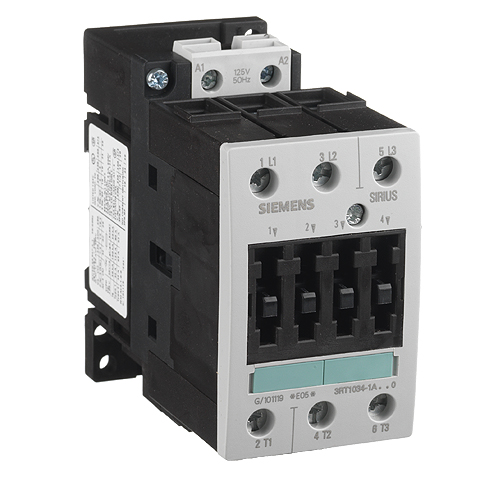 Kontaktor, Siemens, 3RT2035-1AF00 110VAC, 18,5kW/40A, 1NO/1NC