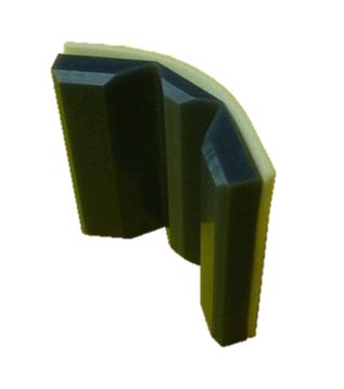 Styrskofoder med dämpning, Schindler, BFK5, 65x36x33, 5mm