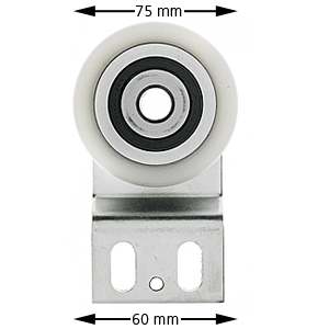 Roller, Schindler QKS9, with hanger, cranked 20mm.