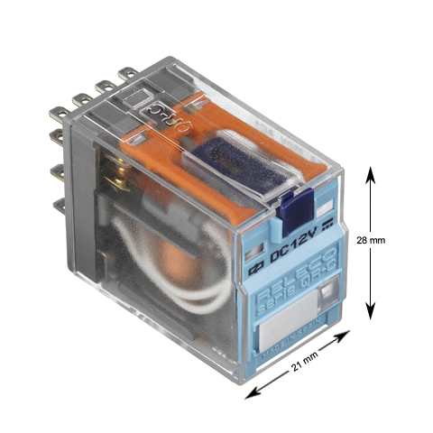 Relay, 14-pin, 4-pole, 60VDC