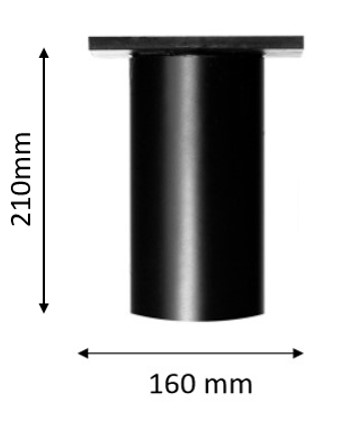 Buffertplatta, för variabelt fäste