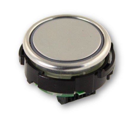 Tryckknapp, Thyssen Step Classic, Braille, ''E'', röd LED