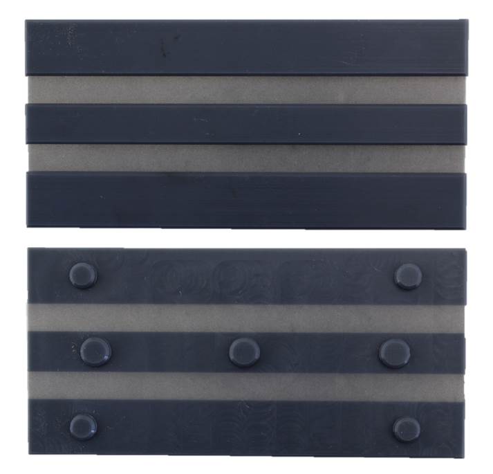 Styrskofoder, tysk std, 180x29x30, 16mm, vikbart