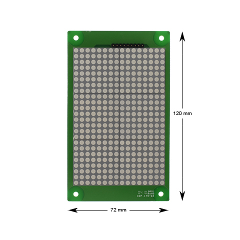 Display för våningsvisare, DMBUS 630, blå