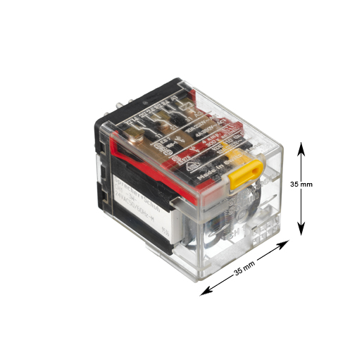 Relä, C3 industrirelä, 48VAC, 11-pin, 3CO-kontakter, 10A