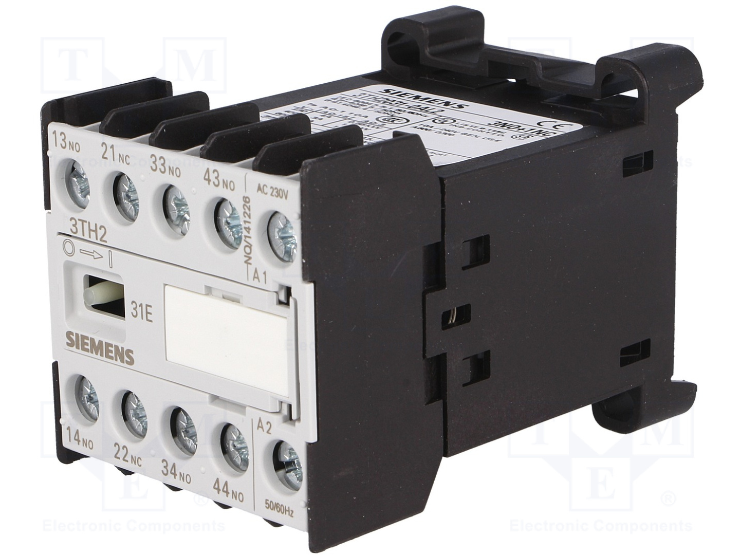 Minikontaktor, Siemens 3TH2031, 80VDC, 3NO + 1NC