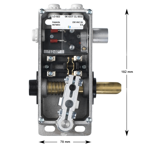 Karmlås, LO-922-AU-V, endast lås