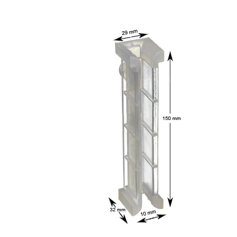 Styrskofoder, ITL, 150x20x32, 10mm, mjuk