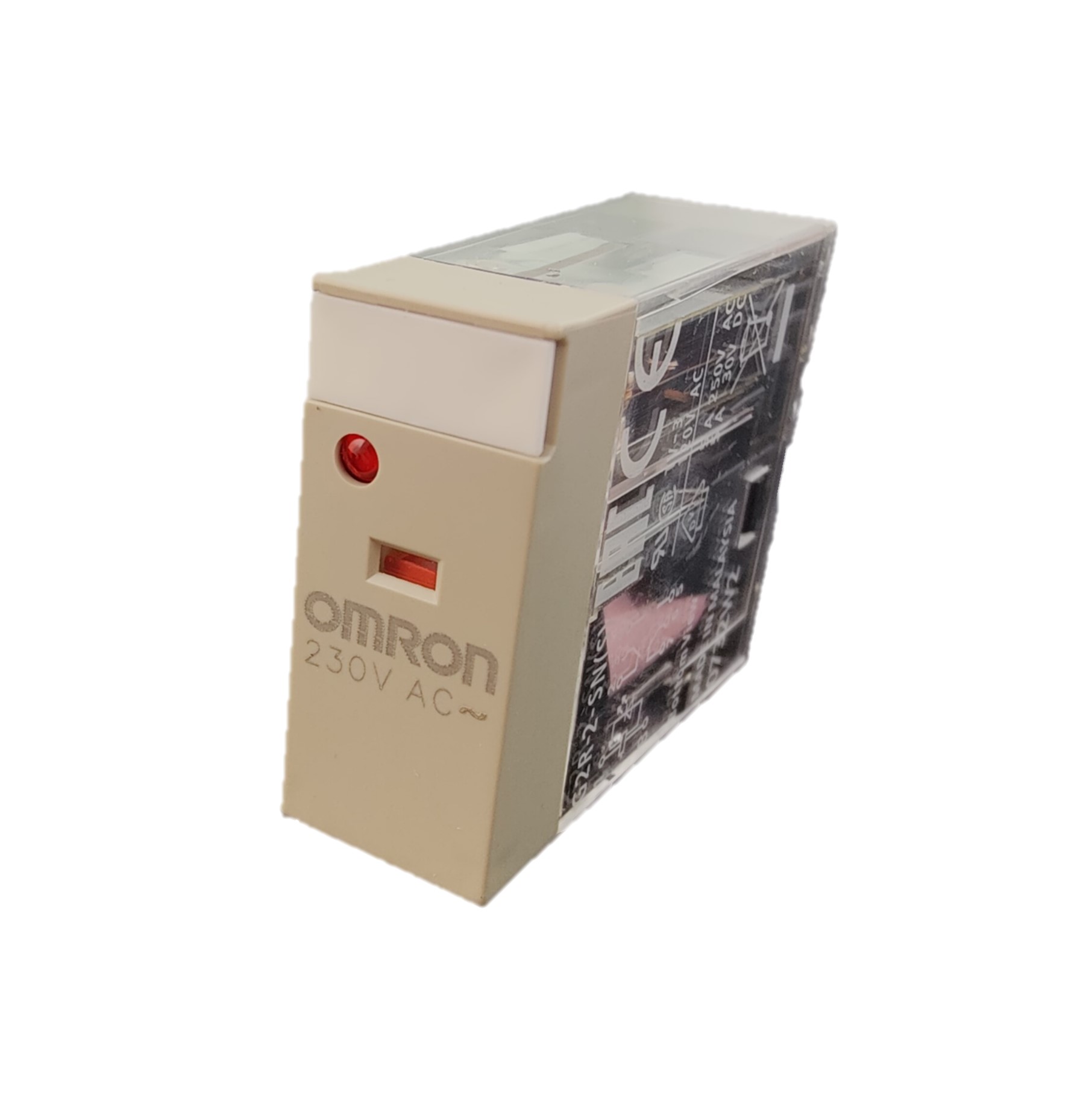 Relä, Omron G2R-2-SN-230, 2CO-kontakter, 230VAC, 5A