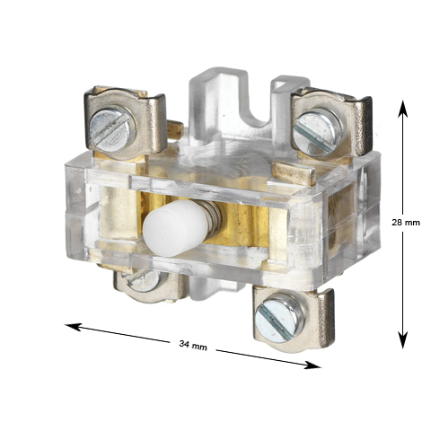 Tryckknappselement, HM-12, lådmont.