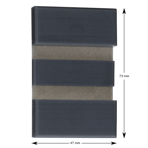 Styrskofoder, Thyssen, 47x28x23mm, Gejd 5mm, vikbar